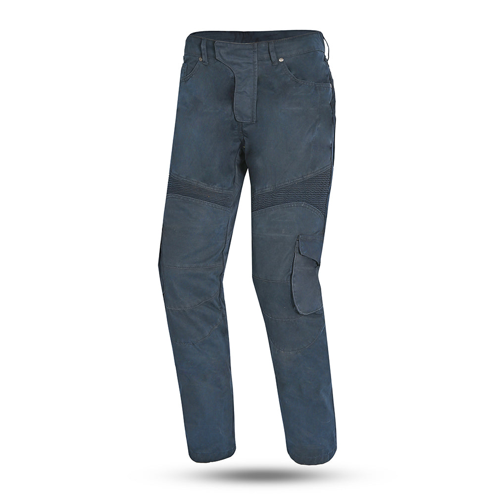 BELA BENTON Denim Moto Calcas Azul