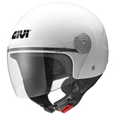 GIVI 10.7 MINI-J TOURING MOTORCYCLE DEMI-JET HELMET GLOSSY WHITE B910 – Maximomoto PT