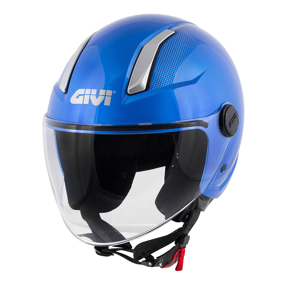 GIVI 11.7 SOLID B508 MOTORCYCLE OPEN FACE HELMET LIGHT BLUE – 1 – Maximomoto PT