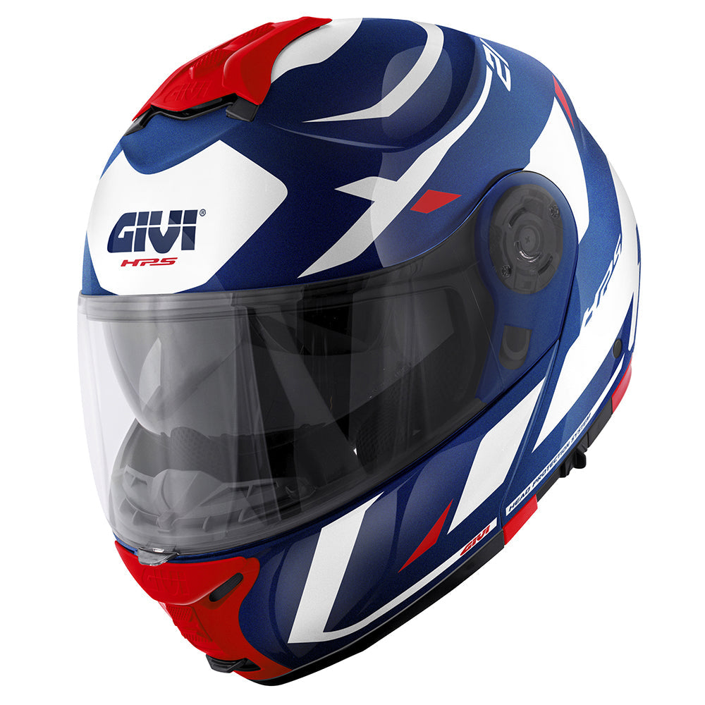 GIVI X.21 EVO NÚMERO MOTO CAPACETE MODULAR PRETO BRANCO VERMELHO – 1 – Maximomoto PT