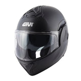 GIVI X30 SOLID N900 FLIP-BACK MOTO MODULAR CAPACETE PRETO MATE