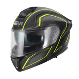GIVI X50 HGBY HOLOGRAM MOTO DE FIBRA DE VIDRO CAPACETE MODULAR