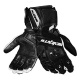 SEVENTY SD-R24 PISTA Luvas de motociclismo para hombre negro y blanco
