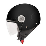 GIVI 10.7 MINI-J TURISMO MOTO DEMI-JET CAPACETE PRETO FOSCO N900