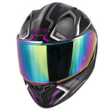 GIVI 50.8 Mystical Casco Integral Moto Nero Titanio Fucsia
