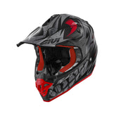 GIVI CASCO FULL 601/GLOOMD/GLOOM NEGRO-MT/TITANIO/ROJO – Maximomoto PT