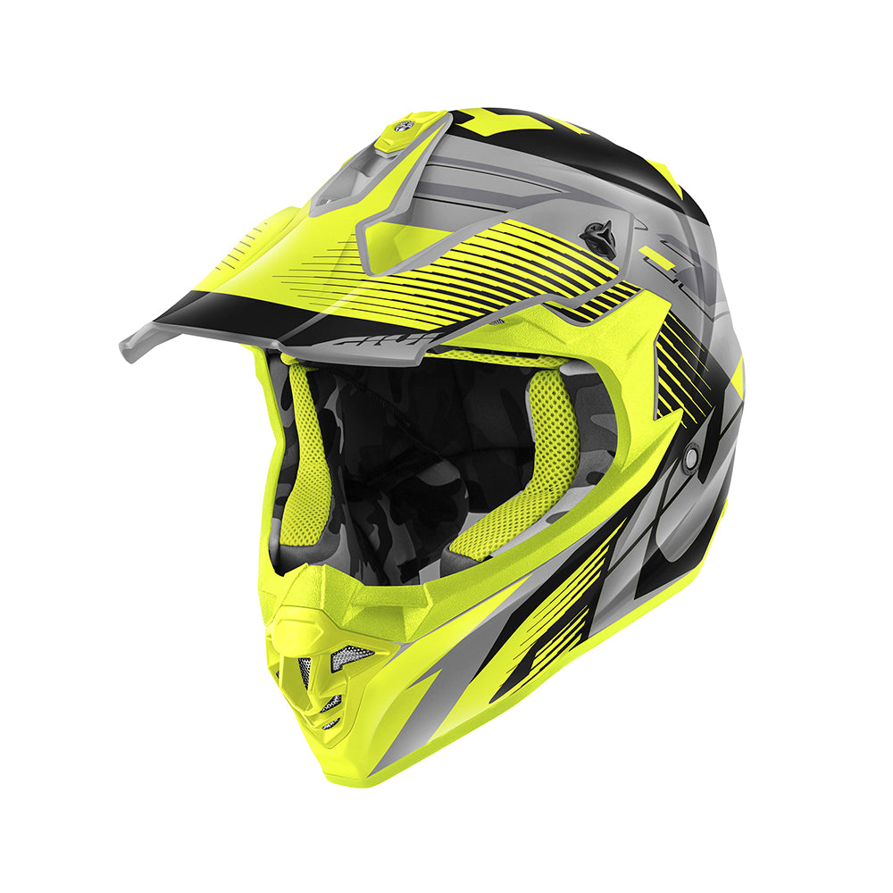 Givi 60.1 Fresh Matte Yellow Off-Road Motocross Casco – 1 – Maximomoto PT