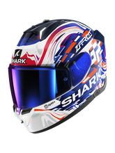 SHARK CASCO SKWAL i3 REPLICA ZARCO GP DE FCE Blanco Violeta Azul – Maximomoto PT