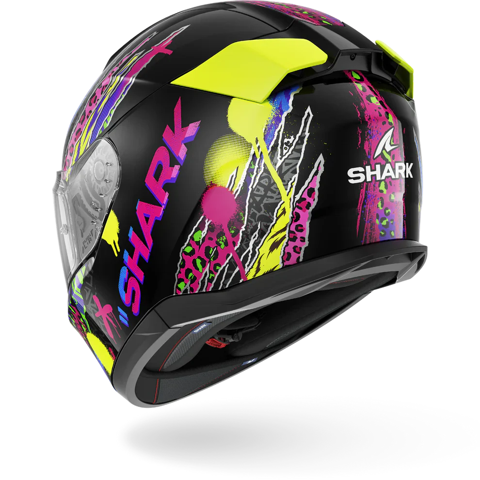 SHARK D-SKWAL 3 Moto Integral Capacete Preto Violeta Amarelo – 2 – Maximomoto PT