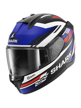 SHARK CASCOS D-SKWAL 3 FIRSTLAP MAT NEGRO RED BLUE – Maximomoto PT