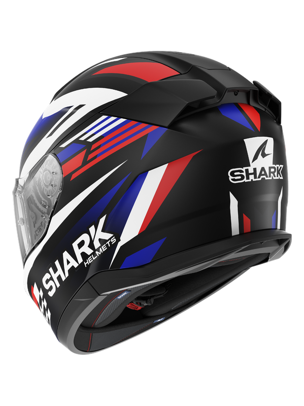 SHARK CASCOS D-SKWAL 3 FIRSTLAP MAT NEGRO RED BLUE – 3 – Maximomoto PT