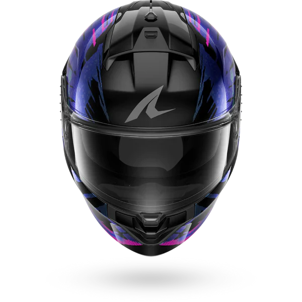 SHARK RIDILL 2 REPTAIA Moto Integral Capacete Preto Glitter Violeta – 3 – Maximomoto PT