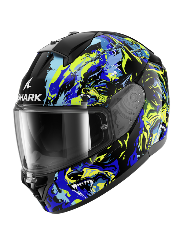 Shark Integral Shell Ridill 2 Raging Beast Black Blue Green – 1 – Maximomoto PT