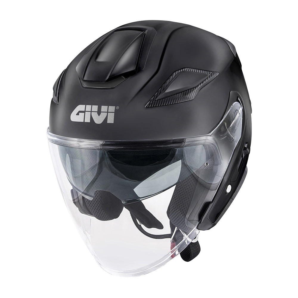 GIVI X29 Fiber Casco Jet Abierto Para Scooter Preto Mate – 1 – Maximomoto PT