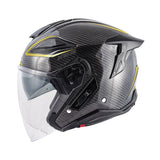 GIVI X29 Casco Jet Para Scooter De Carbono BR Dorado