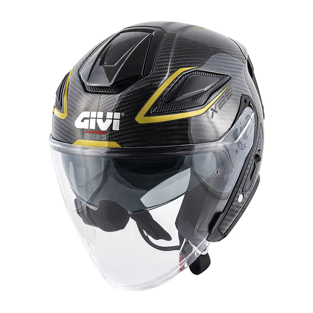 GIVI X29 Casco Jet Para Scooter De Carbono BR Dorado – 1 – Maximomoto PT