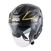 GIVI X29 Casco Jet Para Scooter De Carbono BR Dorado – Maximomoto PT