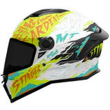 MT Stinger 2 Ardent A3 acabado brillante Casco integral motocicleta de carretera