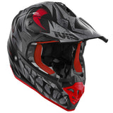 GIVI CASCO FULL 601/GLOOMD/GLOOM NEGRO-MT/TITANIO/ROJO