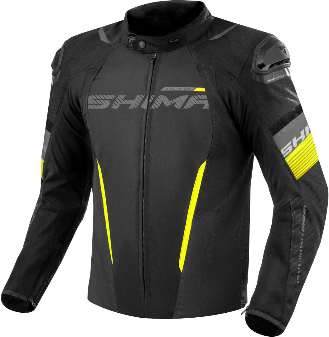 SHIMA SOLID 2.0 Moto Homem Textil Casacos Flúor