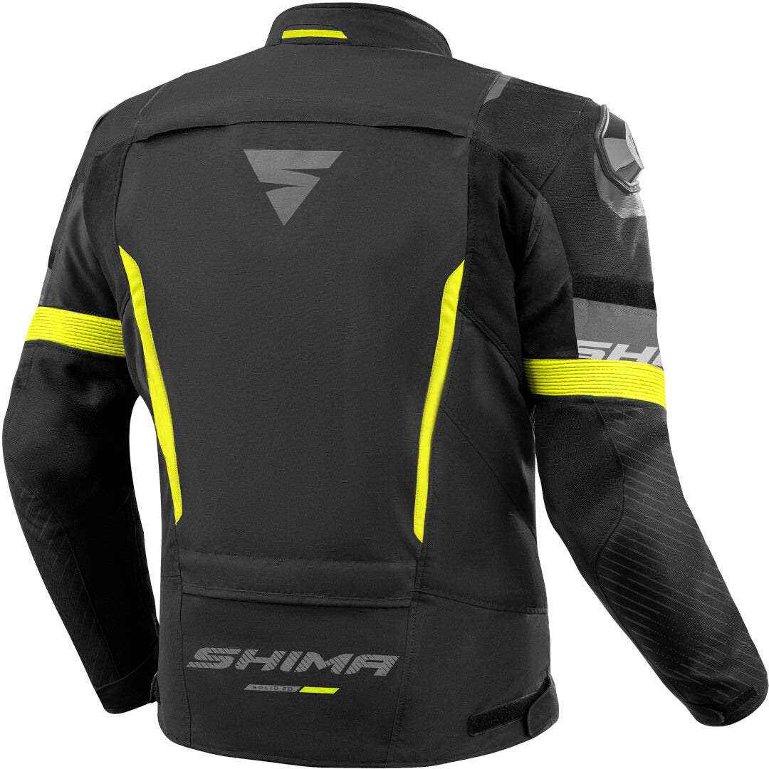 SHIMA SOLID 2.0 Moto Homem Textil Casacos Flúor