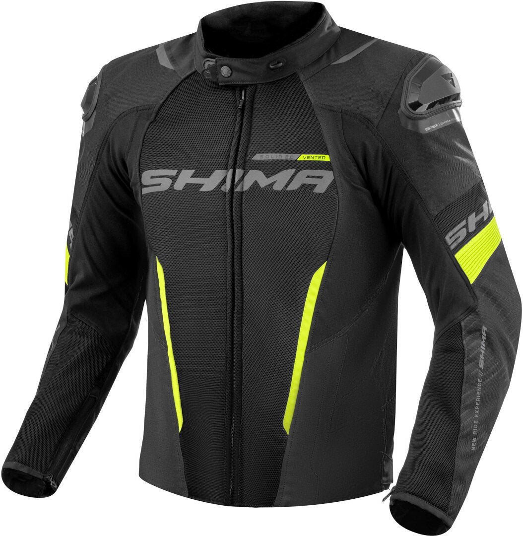 SHIMA SOLID 2.0 VENT Motorcycle Men's Jackets Black Fluorescent – 1 – Maximomoto PT
