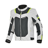 R-TECH SPIRAL MESH Motorcycle Jackets Ice Black Fluorescent Yellow – Maximomoto PT