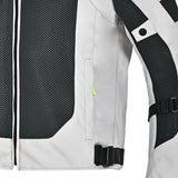 R-TECH SPIRAL MESH Moto Casacos Gelo Preto Amarelo Fluorescente