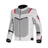 R-TECH SPIRAL MESH Motorcycle Textile Jackets Ice Black Red – Maximomoto PT