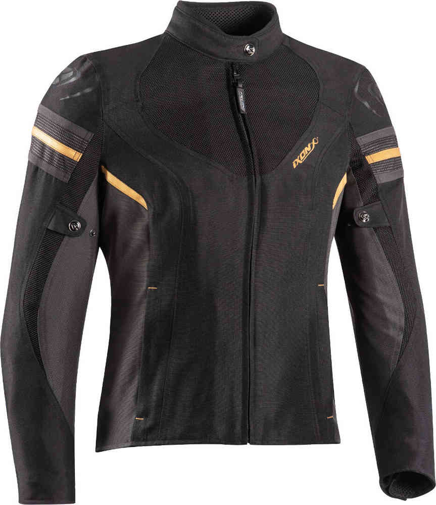 IXON ILANA EVO Moto Textil Mujer Chaqueta Black Antracita Oro – 1 – Maximomoto PT