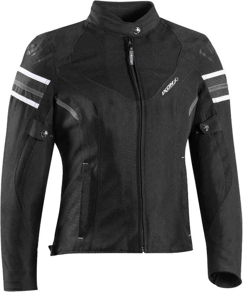 IXON ILANA EVO Moto Textil Mujer Jacket Black White – 1 – Maximomoto PT