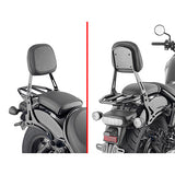 KAPPA RESPALDO MOTO NEGRO PORTAEQUIPAJES HONDA CMX 1100 REBEL