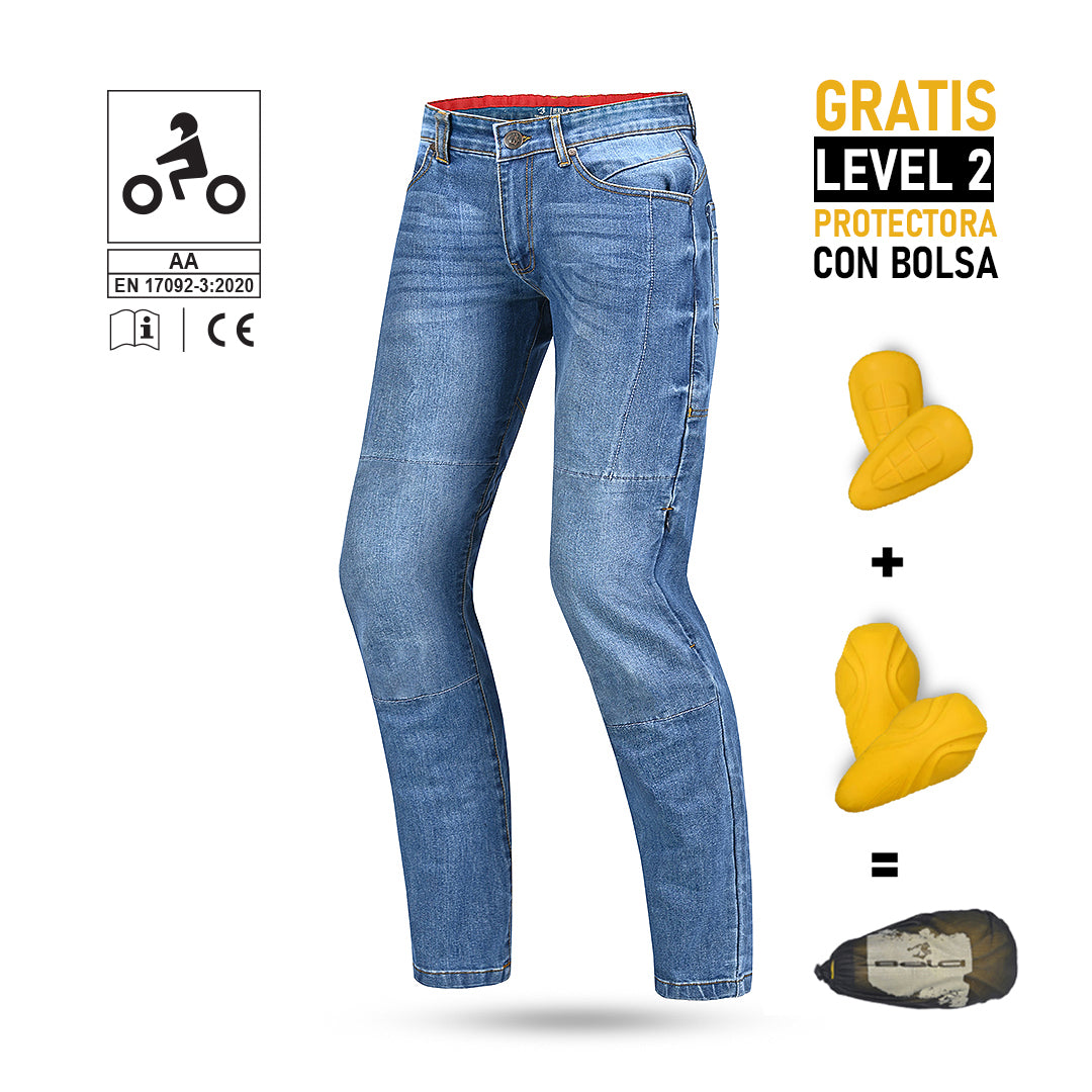 BELA KEVIN MXD-403 Vaquero Motorcycle Blue Jeans – 4 – Maximomoto PT