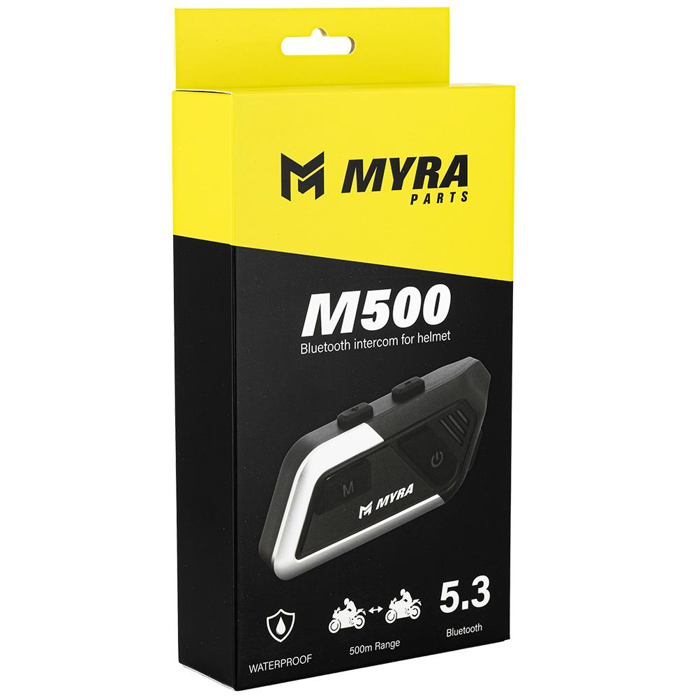 Myra - Intercom M500 Bluetooth 5.3 Preto Cinza TU – 5 – Maximomoto PT