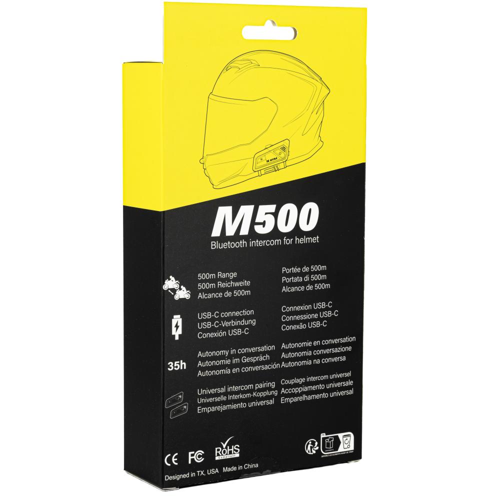Myra - Intercom M500 Bluetooth 5.3 Preto Cinza TU – 6 – Maximomoto PT