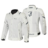 BELA MESH PRO Senhora Moto Casaco Gelo