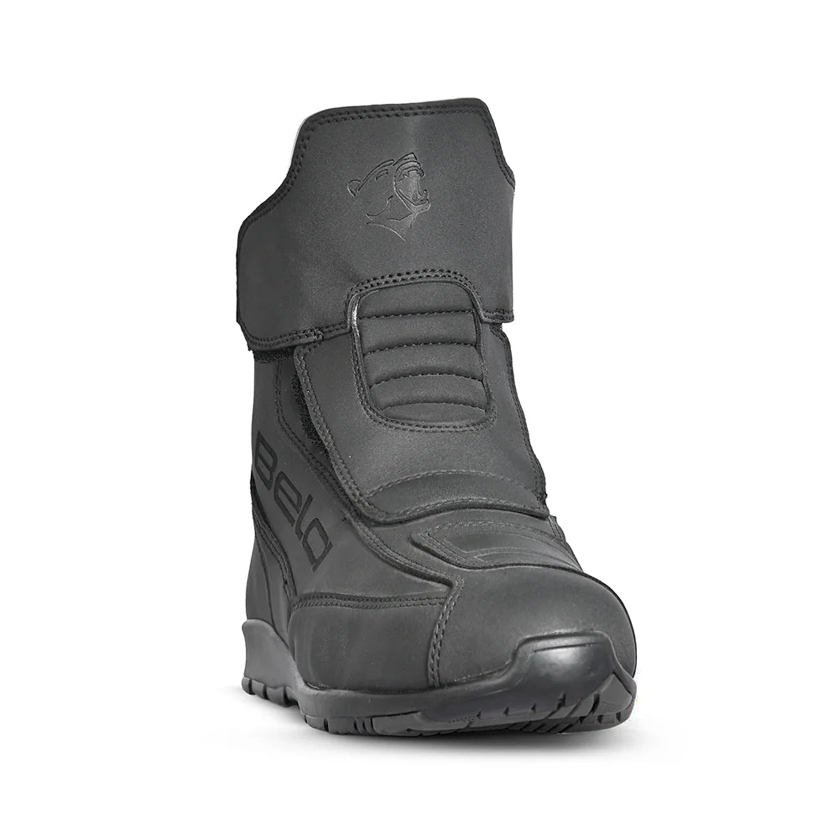 BELA METROPOLIS WR Moto Couro Botas Preto