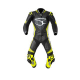 MUGENRACE MNR-1711 IMPEGNATO COURO FATOS PRETO BRANCO AMARELO