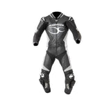 MUGENRACE MNR-1711 TRAJE Impegnato Moto Couro Fatos Preto Branco