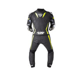 MUGENRACE MNR-1911 MUCHO Moto Couro Fato Preto Amarelo Branco