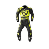 MUGENRACE MNR-2008 RC Max TRAJE Moto Fatos Couro Branco Preto Amarelo