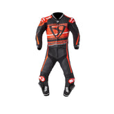 MUGENRACE MNR-2008 Rc-Ma TRAJE Moto Fatos Couro Branco Preto - imagem frontal do terno