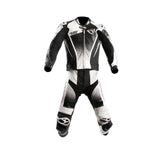 MUGENRACE MNR-2402 SIDEGUN 2 PC TRAJE Moto Couro Fatos Preto Branco