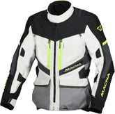 Macna Domane hombre light gray textile jacket yellow yellow fluor – Maximomoto PT