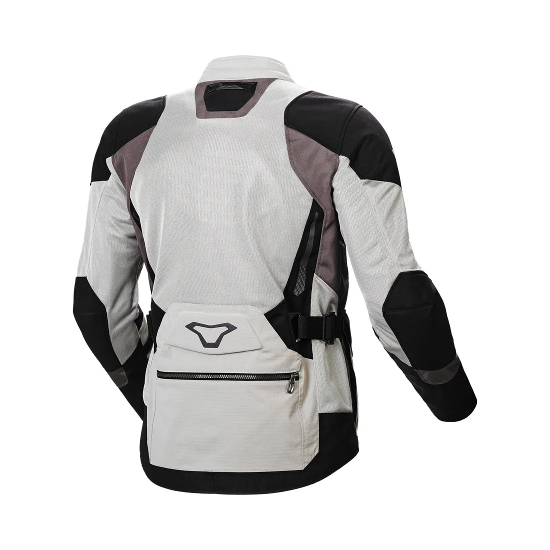 Macna Aerocon hombre Black Tourism motorcycle jacket Light Gray Top – 2 – Maximomoto PT