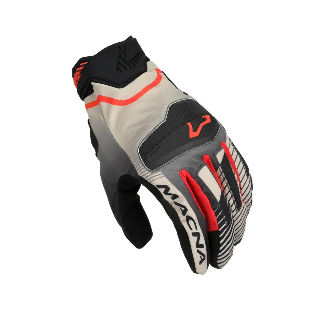 MACNA LITHIC MOTOCICLETA LUVAS PRETAS CASTANHAS VERMELHAS – 1 – Maximomoto PT