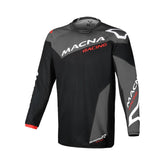 MACNA Backyard-1 hombre motocross shirt Black Gris Blanco – Maximomoto PT