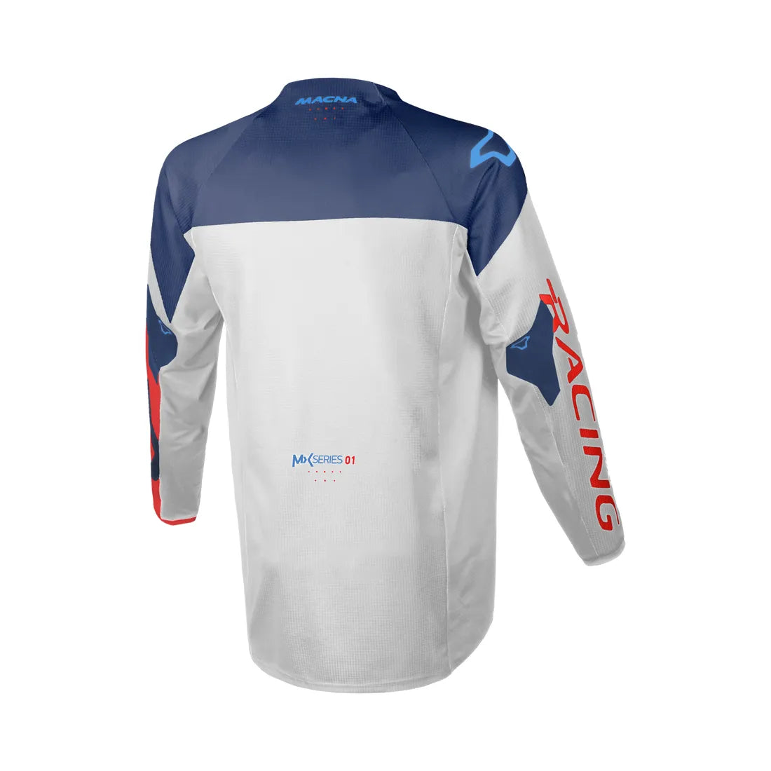 MACNA Backyard-1 Hombre Moto Touring camisa Gris Azul Rojo – 2 – Maximomoto PT