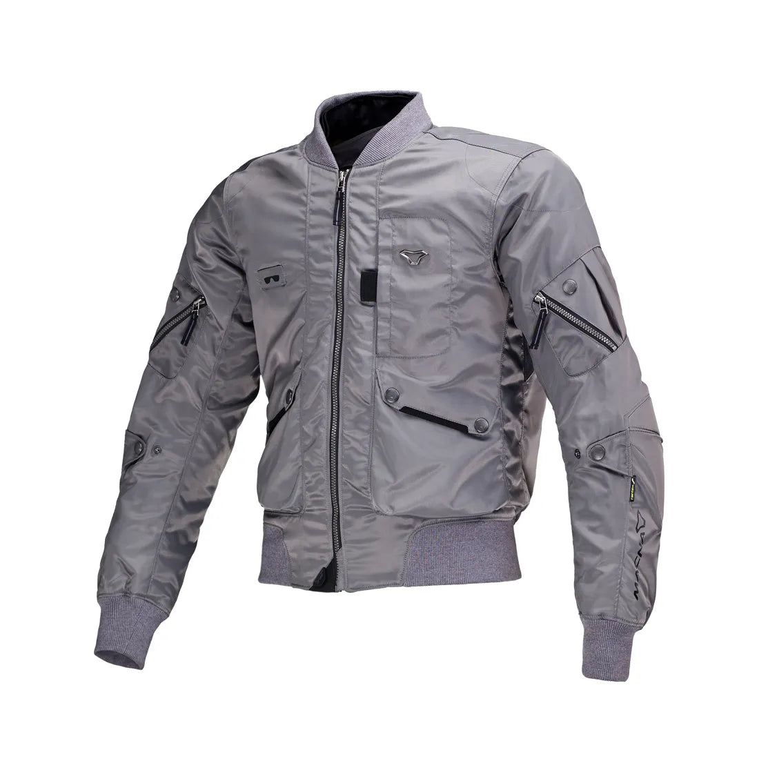 MACNA BASTIC Men's Waterproof Bomber Jacket Gray – 1 – Maximomoto PT