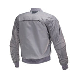 MACNA BASTIC Hombre Impermeable Bomber Chaqueta Gris